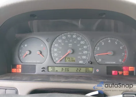 1998 Volvo V70 T5 из США, поврежденный, VIN YV1LW5346W2386261